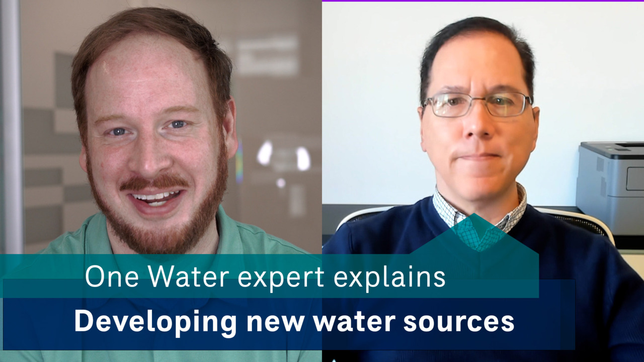 One water expert explains developing new water sources